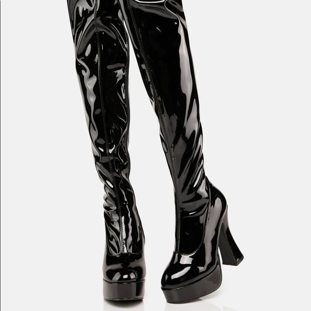 Dolls Kill Wicked Desire Platform Boots 8